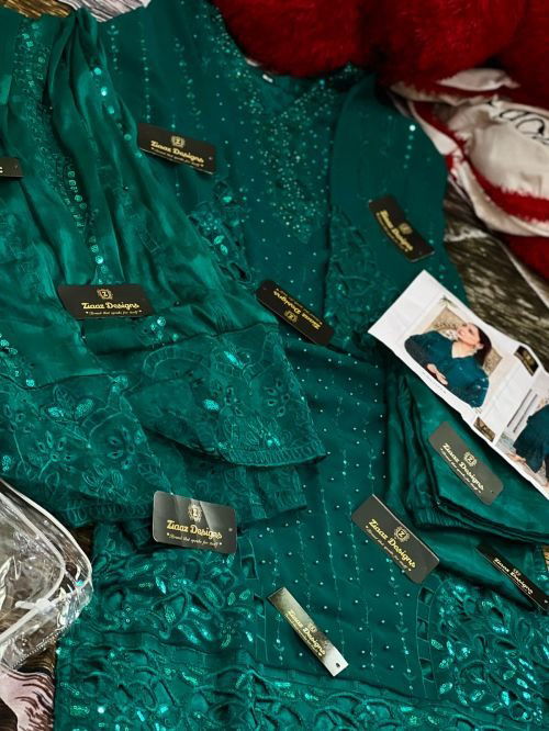 Ziaaz Designs Premium 7773 New Fancy Festive Wea Pakistani Salwar Kameez Collection